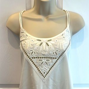 GORGEOUS LACE & SEQUIN STRAPY TOP